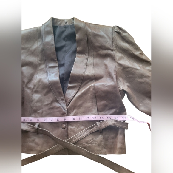 Vintage Faux Leather Jacket - Picture 8 of 9